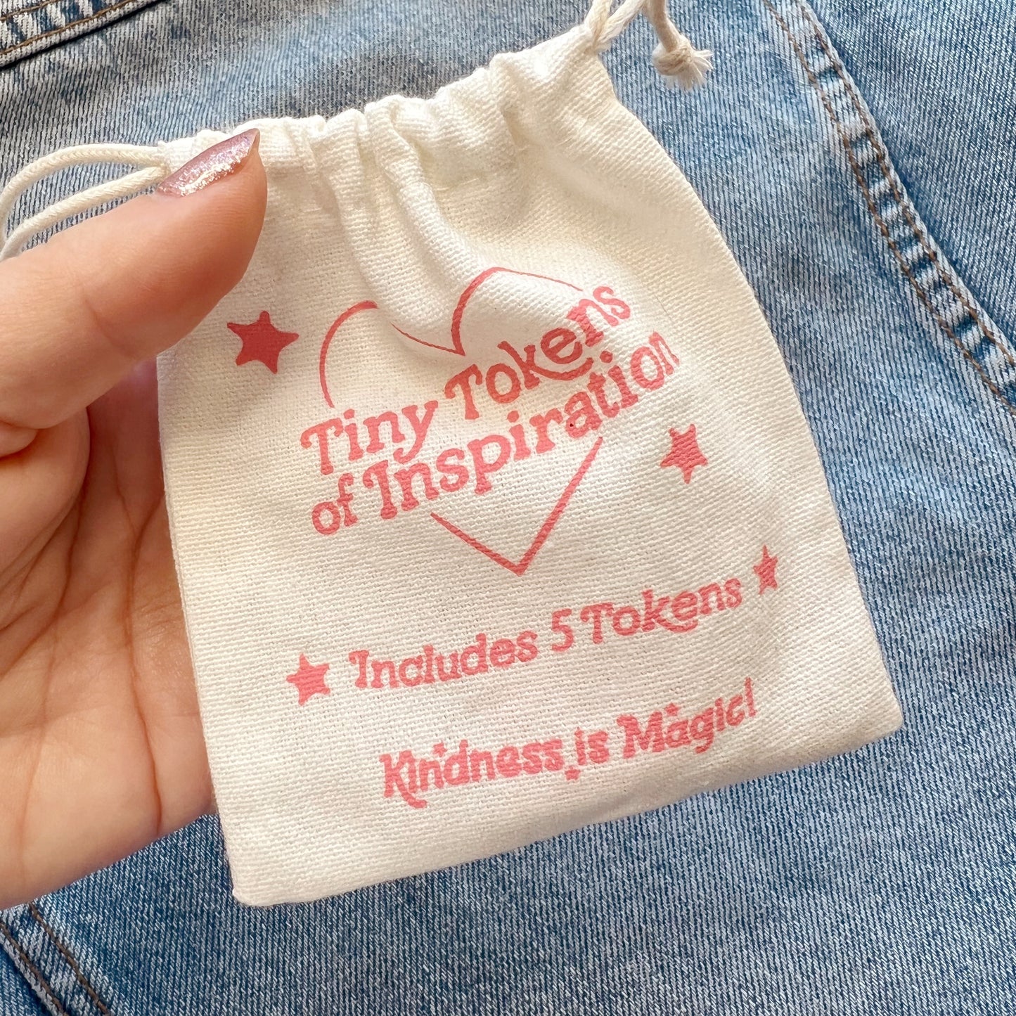 Inspirational Tokens - The Magic is in You Heart - Set of 5