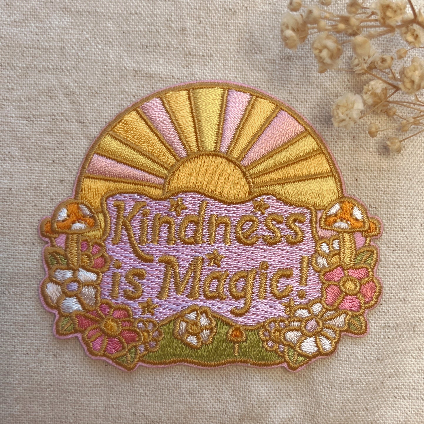 Patches - Iron On Patches - Embroidered Patches - Kindness is Magic