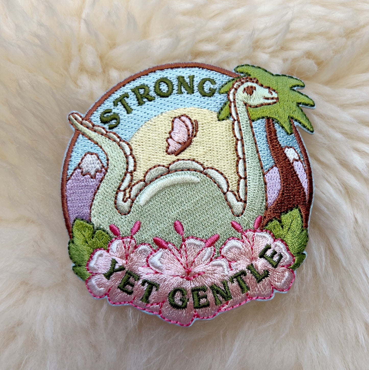 Strong Yet Gentle Dinosaur Patch