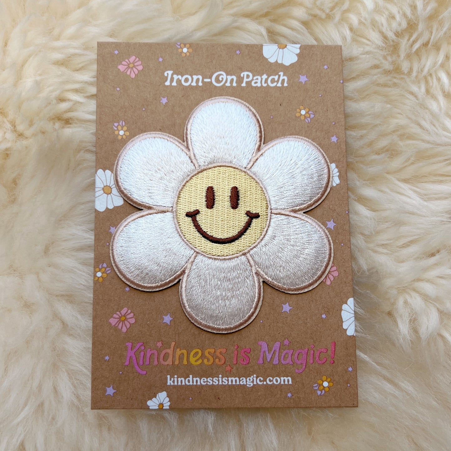 Smiley Daisy Patch