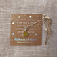 Tiny Heart Necklace with Affirmations, All Colors